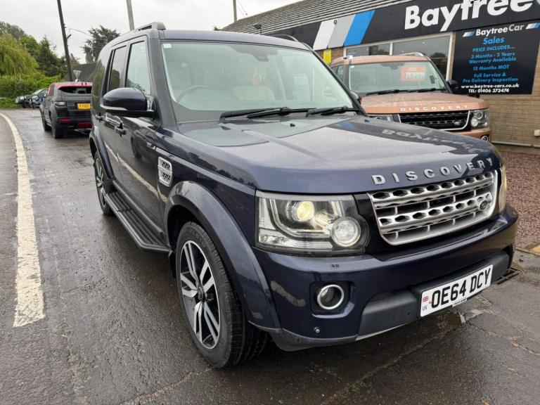 LAND ROVER DISCOVERY 4 3.0 SD V6 HSE Luxury Blue Auto Diesel 2014