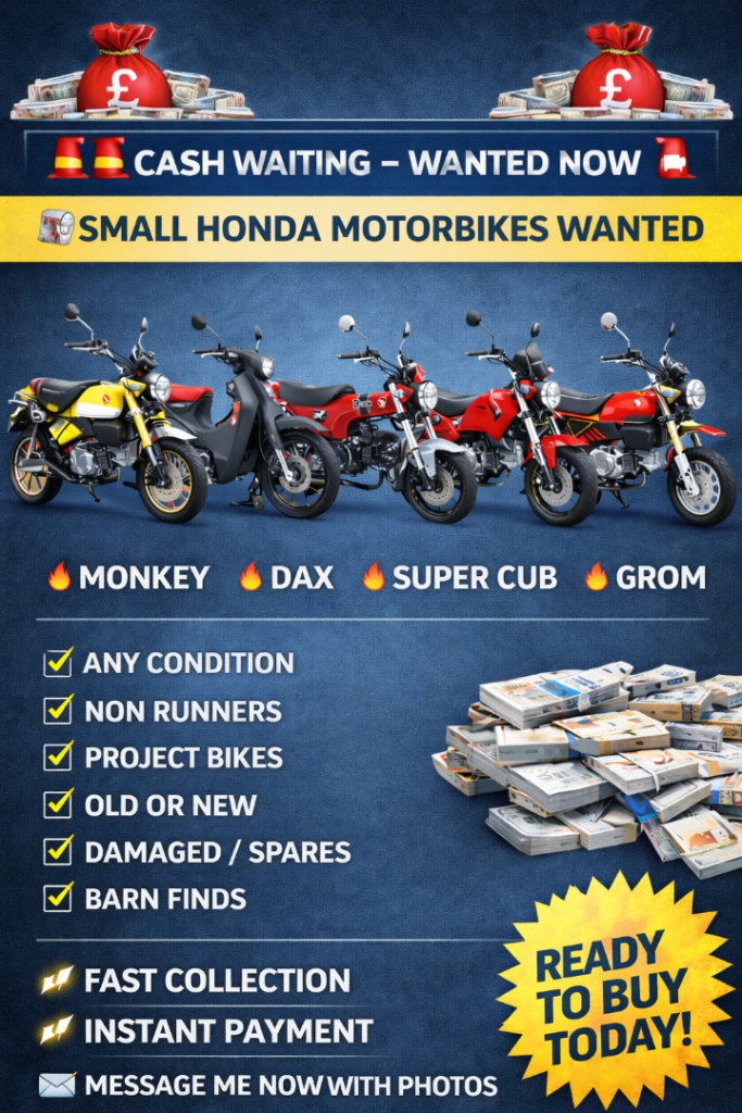 Small honda motorcycles 