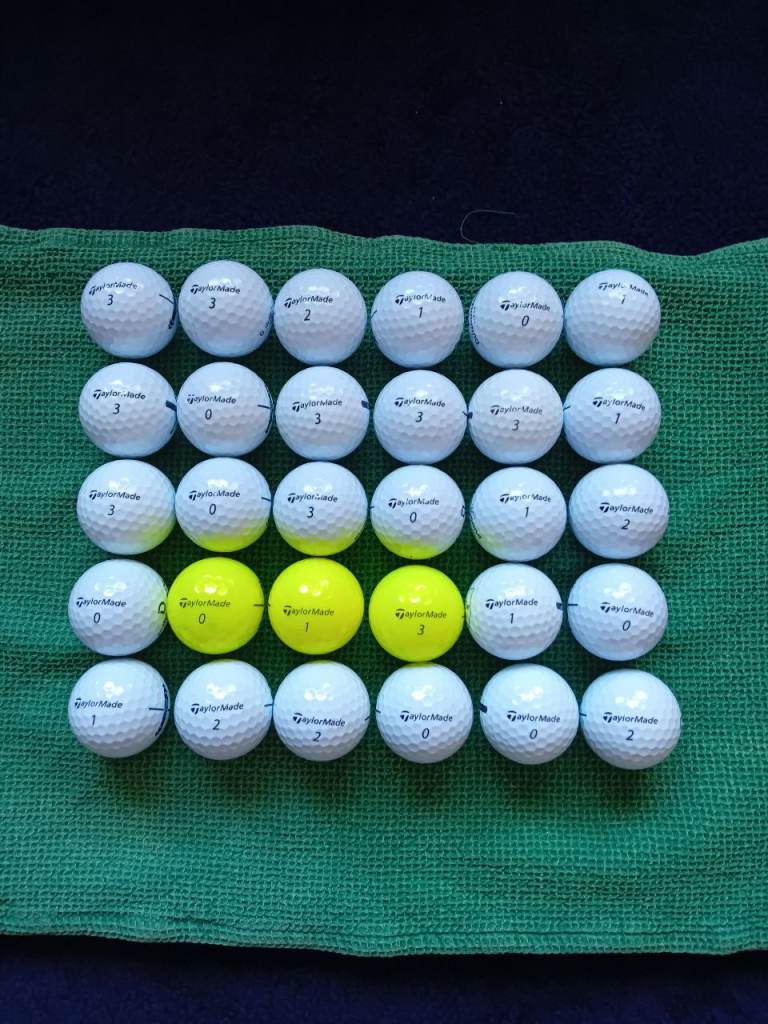 30 TaylorMade distance balls 