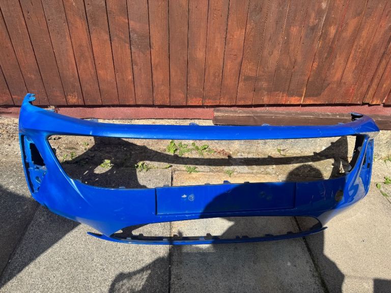 Vauxhall corsa blue bumper 