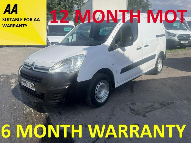 2017 Citroen Berlingo 1.6 BlueHDi 850Kg Enterprise 100ps PANEL VAN Diesel Manual
