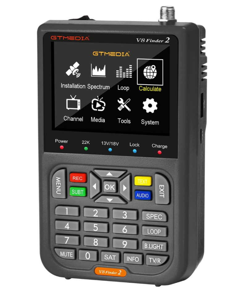 GT MEDIA V8 Finder2 Digital Satellite Finder Meter