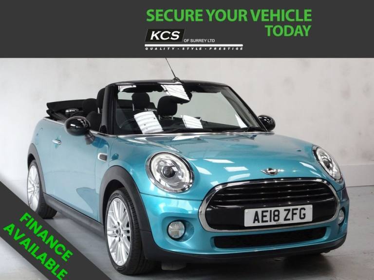 2018 MINI Convertible 1.5 Cooper 2dr CONVERTIBLE PETROL Manual