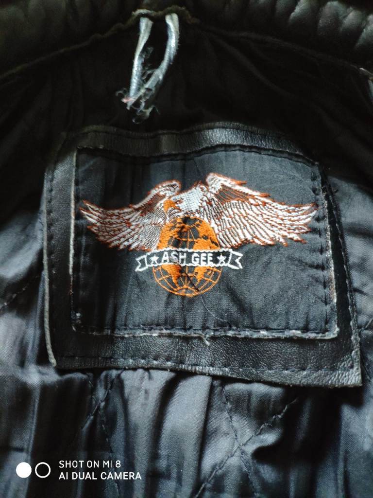 Vintage Leather Motorcycle Jacket 