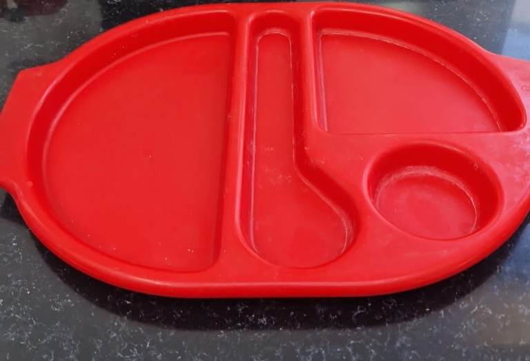 Sturdy reusable plastic plates