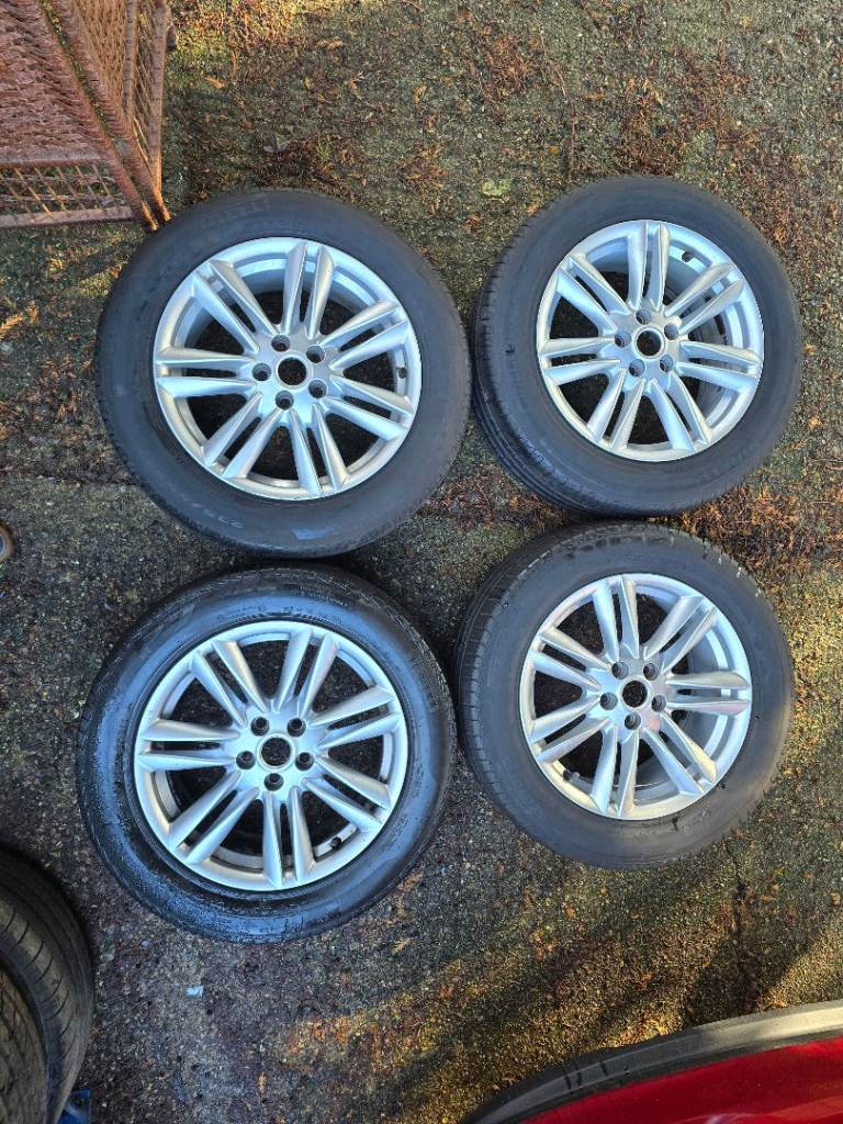 Genuine Jaguar XF 17' 5x108 4x Alloy Wheels 235 55 17 Tyres Ford Kuga Galaxy S Max Mondeo