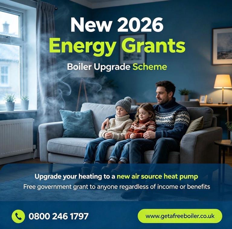 Boiler Upgrade Scheme - New 2026 Energy Grants