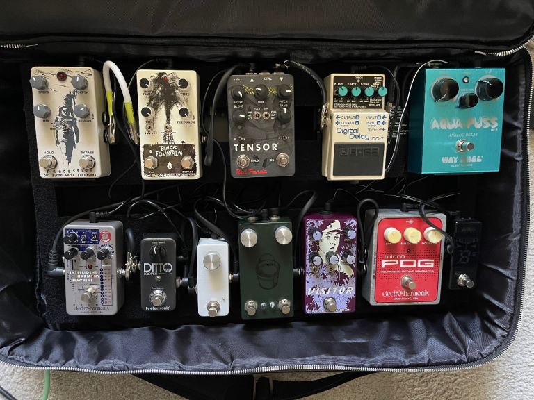 Pedaltrain Classic 1 Pedalboard with Truetone and Cioks Power Supplies