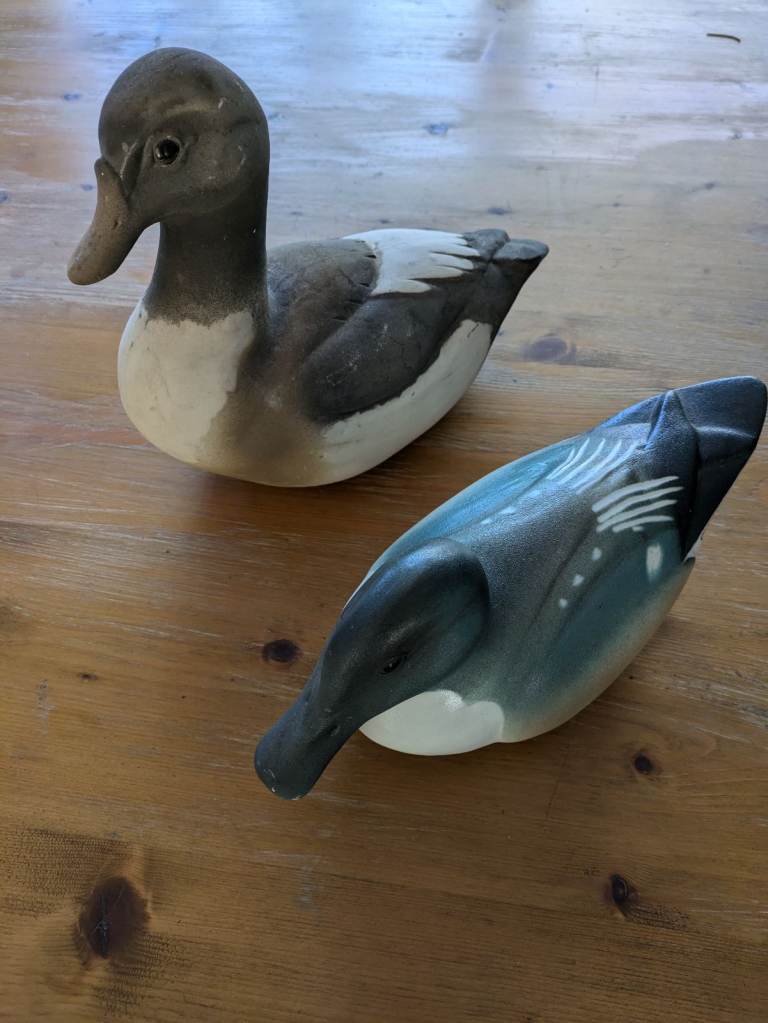 Pottery ducks