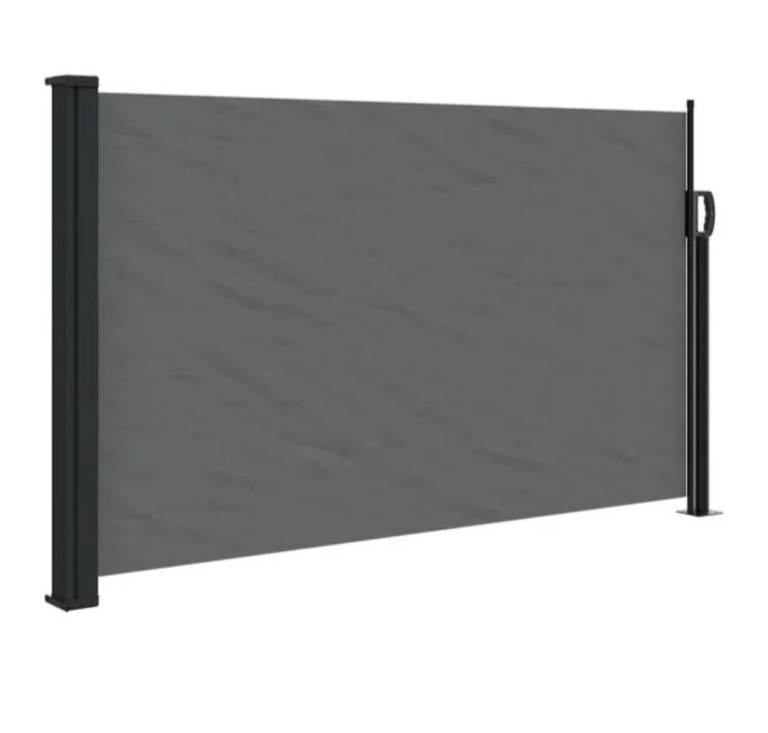 A new still boxed dark grey side sun screen  awning  . 