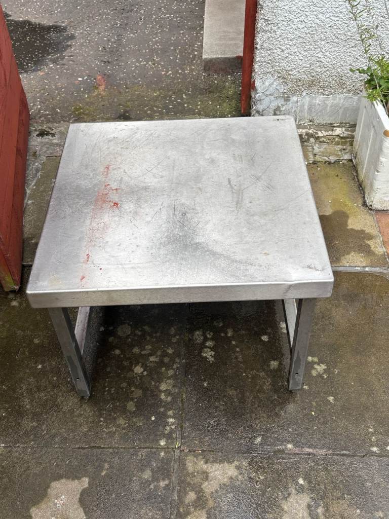 Stainless Steel Work Table / Prep Table / Equipment Stand - 60cm x 60cm x 43cm