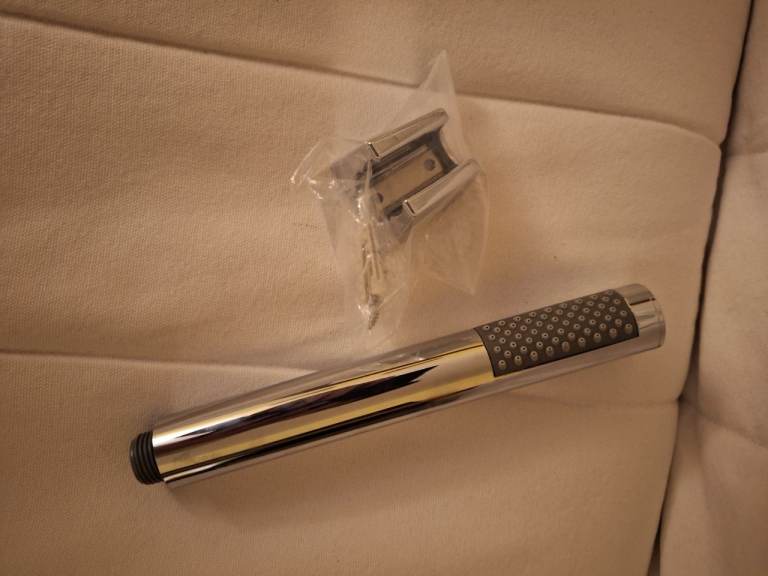 Chrome Shower Head and Holder – brand New