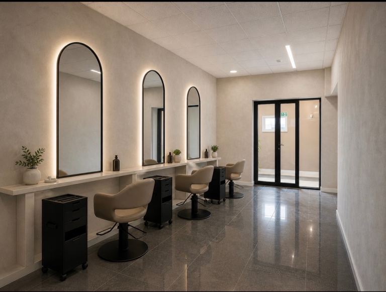 Salon Chair Rent SE London | £100–£150 PW | 3 Stations | New Modern Space