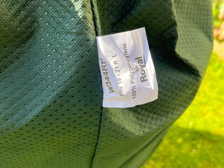 Royal breathable 4  ply caravan cover 19 - 21 ft