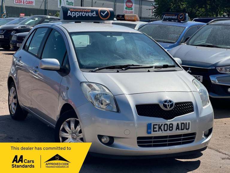 2008 Toyota Yaris 1.3 VVT-i T3 5dr MMT HATCHBACK PETROL Automatic