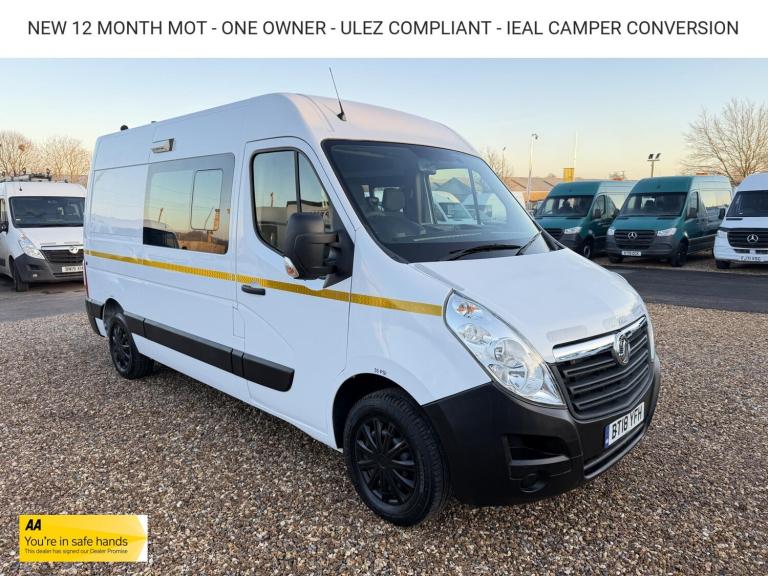 2018 Vauxhall Movano 2.3 CDTi 3500 Panel Van 5dr Diesel Manual FWD L2 H2 Euro 6 (130 ps) Panel Va...