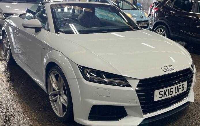 2016 Audi TT 2.0 TDI Ultra S Line 2dr ++ DAB / BLUETOOTH / 35 TAX / ULEZ / 65 MPG ++ CONVERTIBLE ...