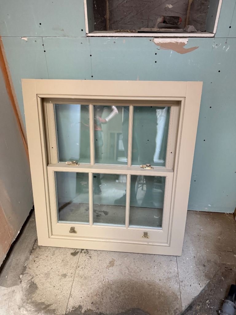Brand new sash window