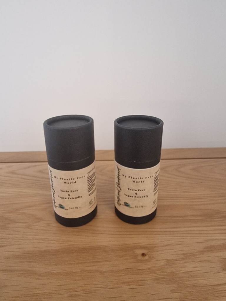Unisex Eco Friendly Natural Deodorant Stick, Vegan, Plastic & Aluminium Free 75g