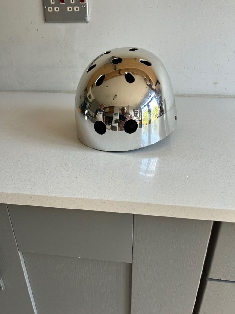 Micro kids silver cycle helmet