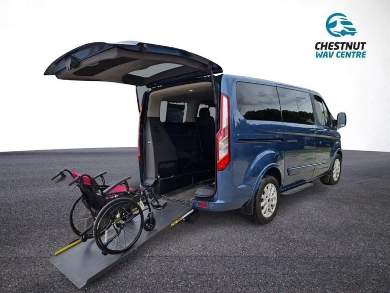 Ford Tourneo Custom Titanium WAV Wheelchair Access Vehicle Blue L1H1 SWB No VAT