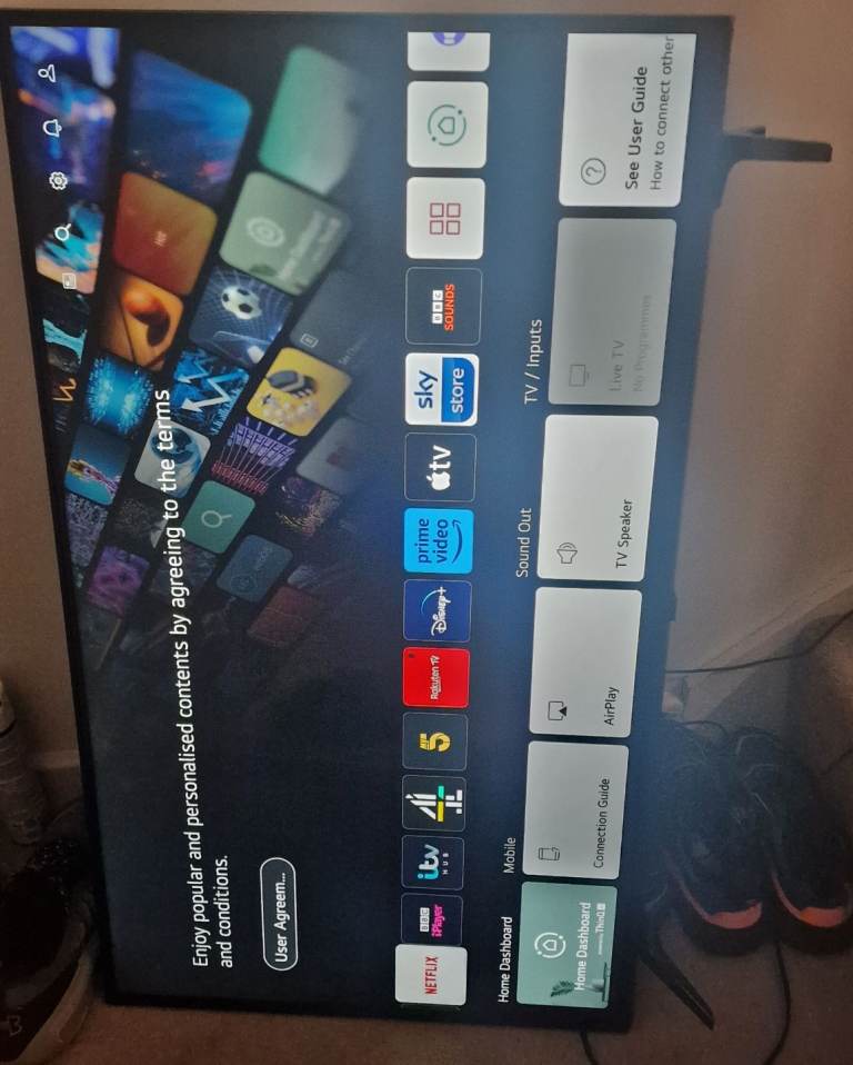 LG 43" 4k Nanocell smart tv