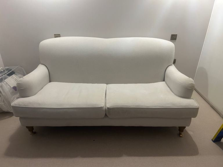 Sofa dot com cotton sofa - 3 years old (breakdownable)