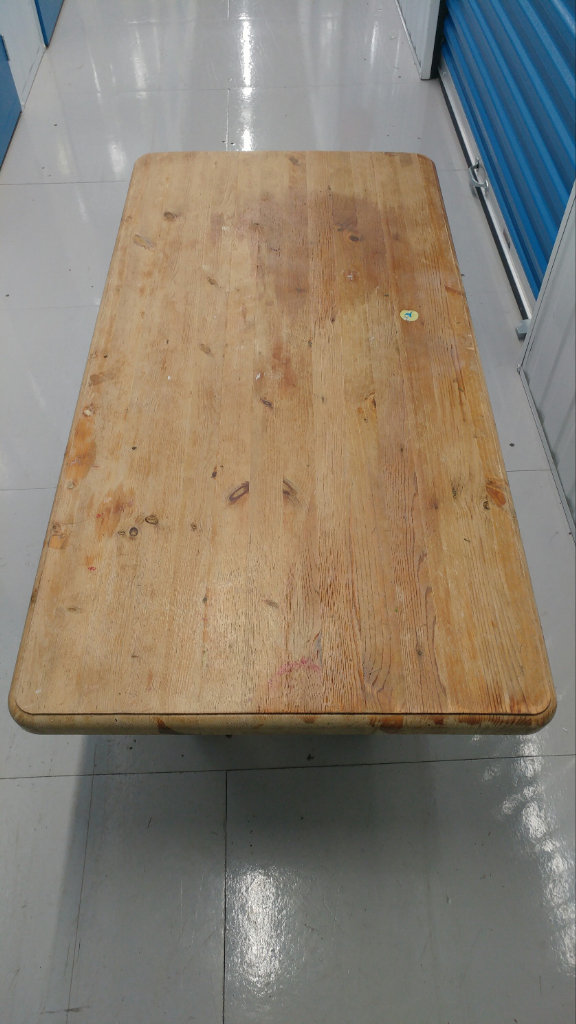 Wood table dining breakfast kitchen Hallway conservatory Estate feast dinner house home barn conver