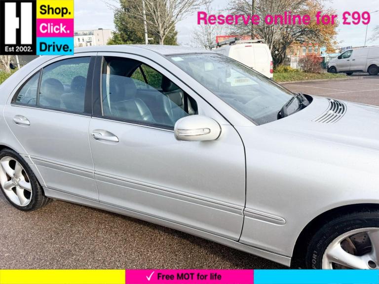2006 Mercedes-Benz C Class 1.8 C180 Kompressor Avantgarde SE Saloon 4dr Petrol Automatic (193 g/k...