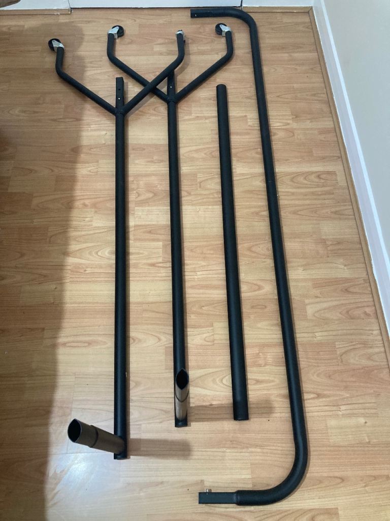 Heavy Duty Clothes Rail Garment Rail 6ft Long X 5ft High Metal Storage Hanging Rack