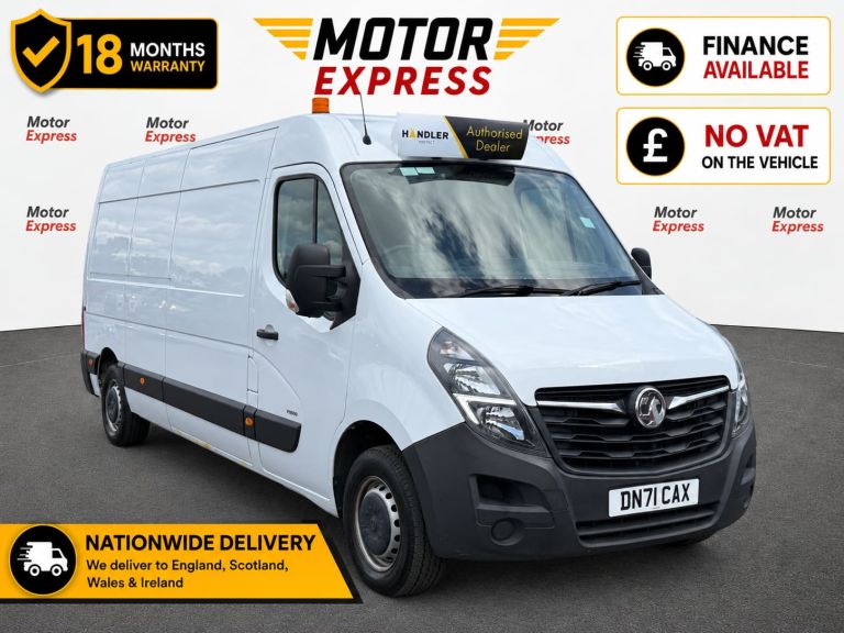 2021 Vauxhall Movano 2.3 Turbo D 135ps H2 Van PANEL VAN Diesel Manual