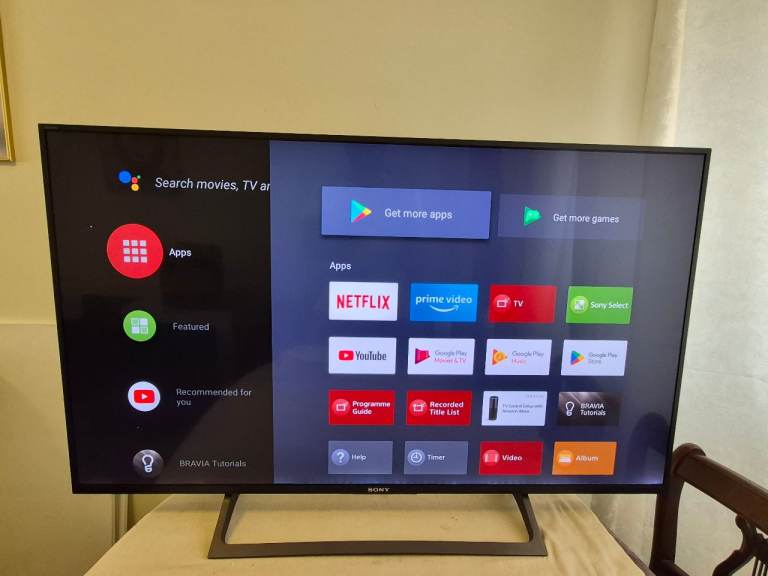 4K Sony Smart TV 50 inches 