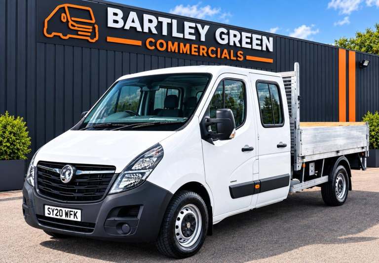 2020 Vauxhall Movano Double Cab Dropside 2.3 CDTi 3500 BiTurbo Dropside Diesel Manual