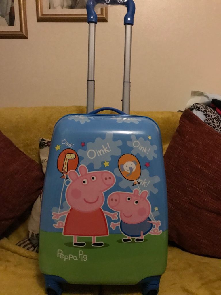 NEW Childrens Trolley case, Peppa Pig