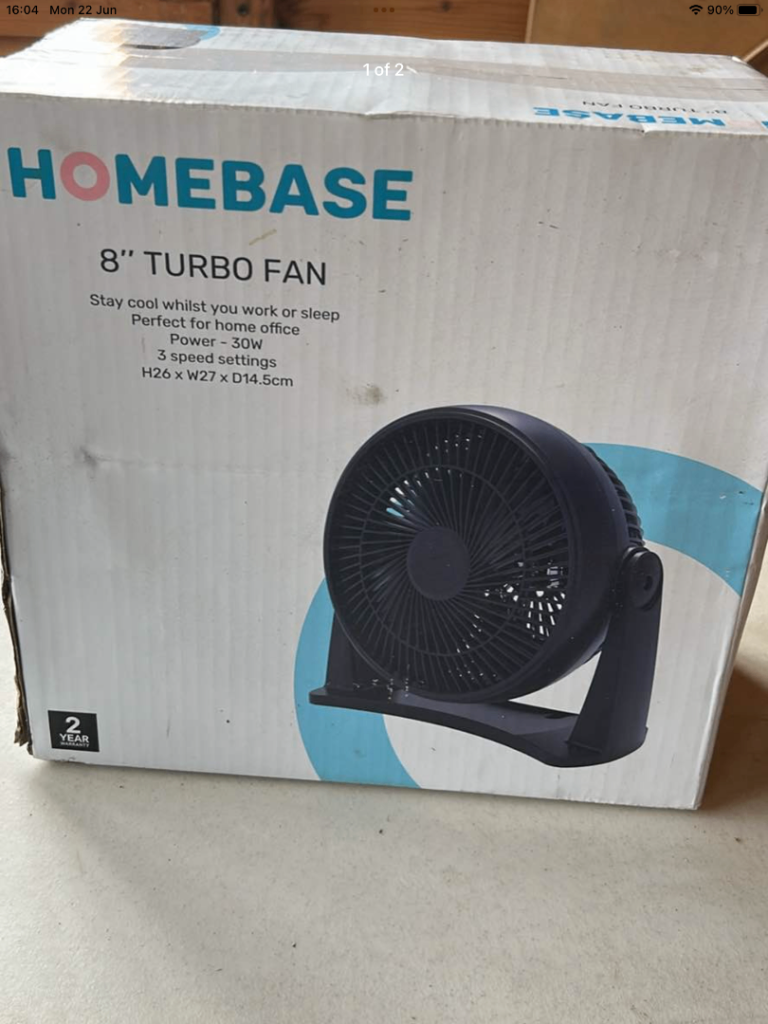 8” turbo van