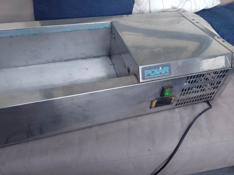 Polar Refrigeration Stainless Steel Countertop Display Chiller
