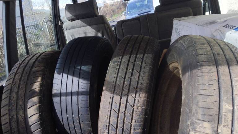 Skoda 195 65 15 tyre on rims