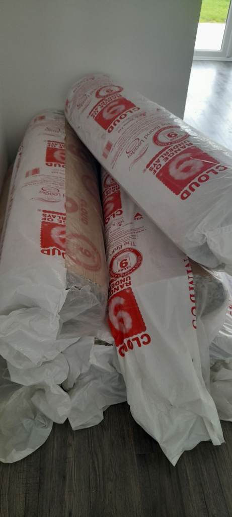 New Cloud 9 Carpet Underlay - Only 4 Rolls left now 60sqm