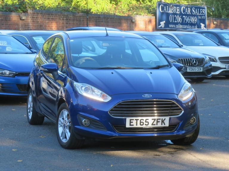 2016 Ford Fiesta 1.25 82 Zetec 3dr Manual Petrol Deep Impact Blue ULEZ HATCHBACK Petrol Manual