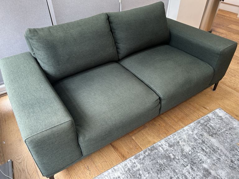 Green sofa from Made
