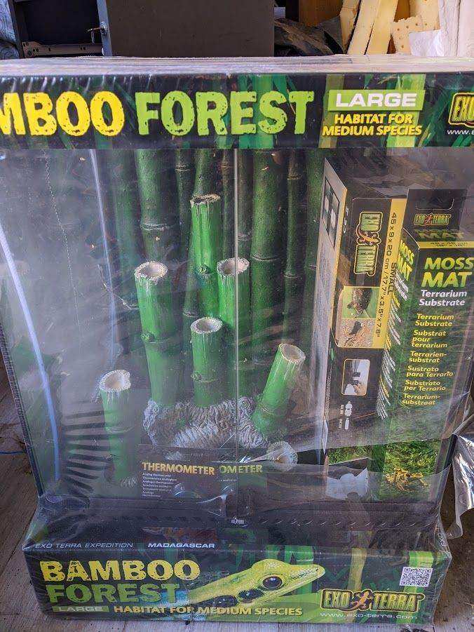 (Brand new) Exo Terra Bamboo Forest large Terrarium/Vivarium 45x45x60cm    