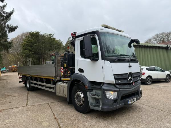 Mercedes 1824 Antos Dropside Body, Remote Fassi F110 Crane 
