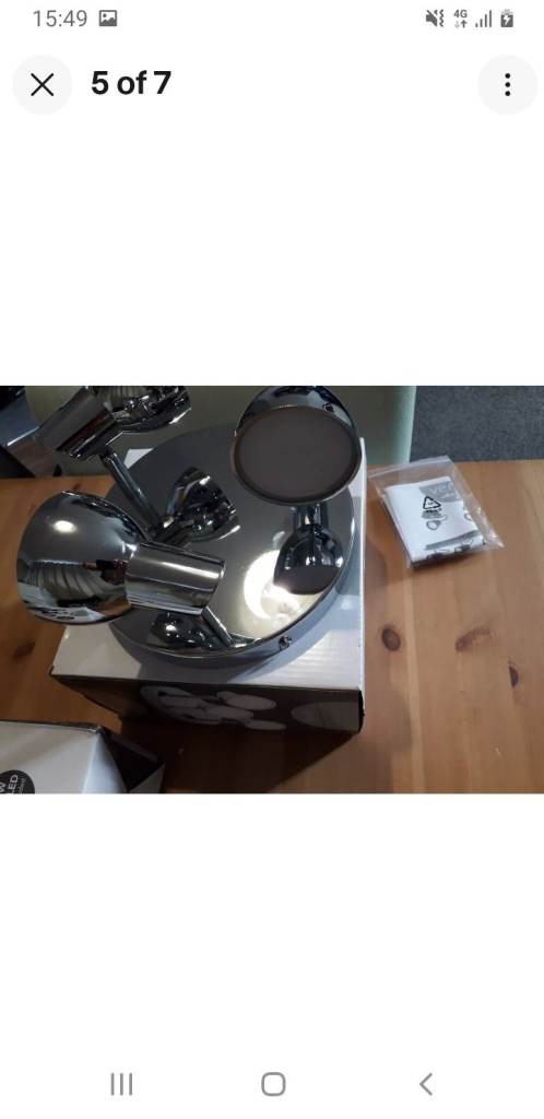 2 ceiling spot light fitting 