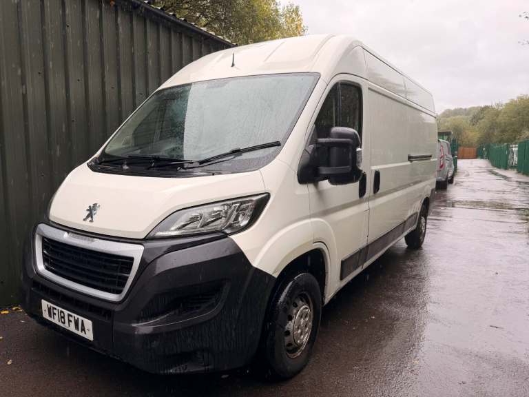 2018 PEUGEOT BOXER 2.0 HDI L2 H2 LWB PROFESSIONAL PANEL VAN WHITE NO VAT