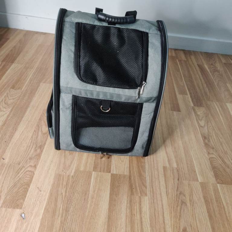 Pet Travel Backpack Grey
