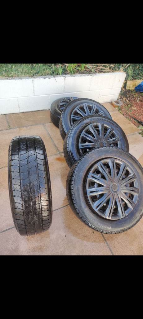VW transporter wheels tyres rims 205/65/16