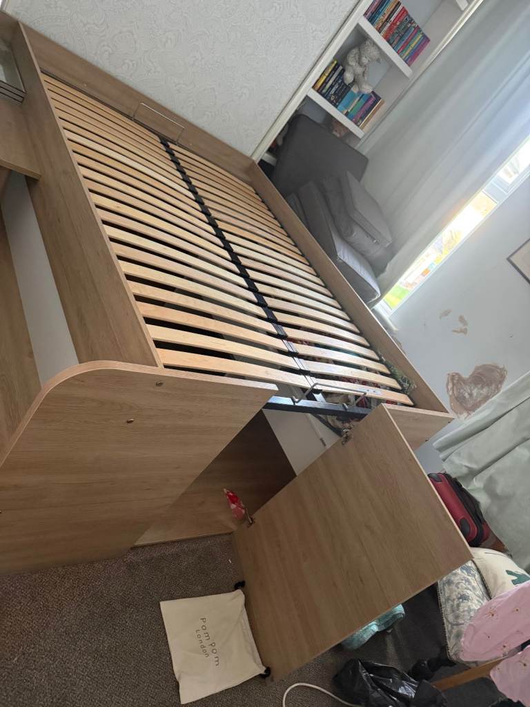 Parisot high rise bed with storage
