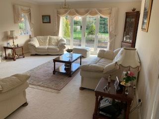 Cream Leather Suite for sale £250