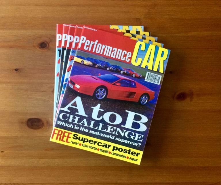PERFORMANCE CAR MAGAZINE - JAN TO DEC 1994 - FAB 90'S NOSTALGIA! - BUNDLE OF 12