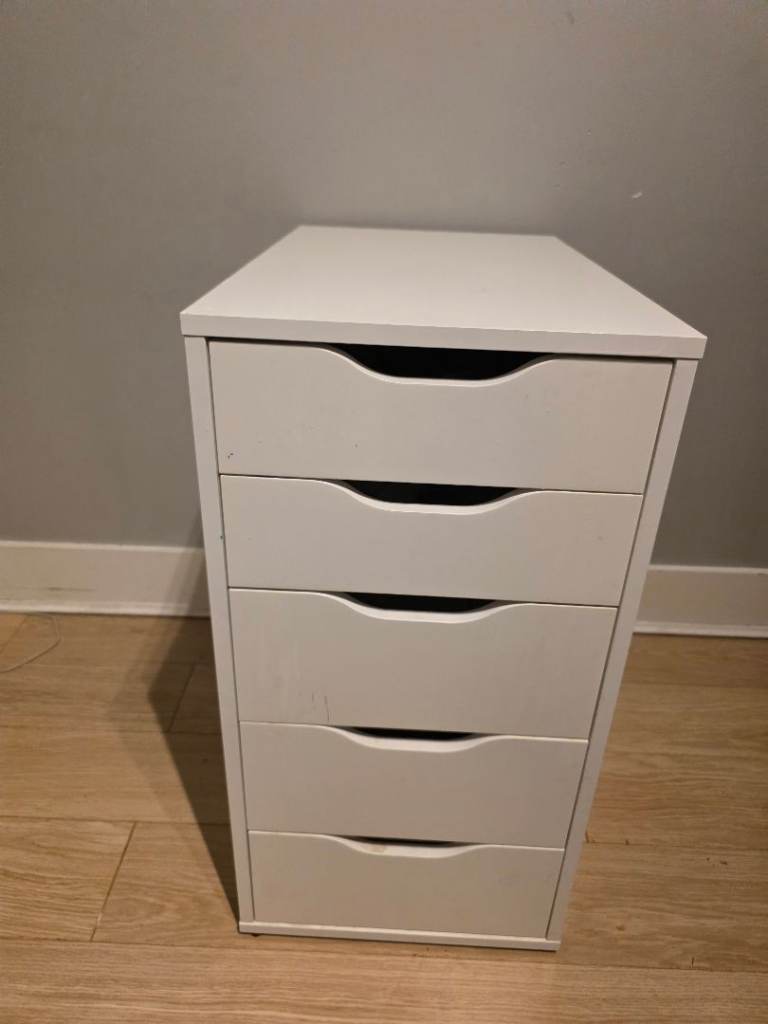Ikea ALEX Drawer storage unit, white, 36x70cm